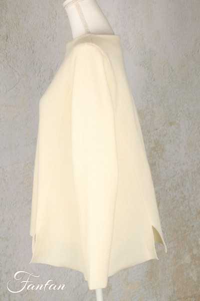 Elemente Clemente pull Krobi laine non teintée écru