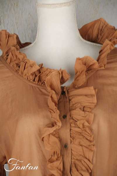 Les Ours Chemise Oeillet Voile Macaron