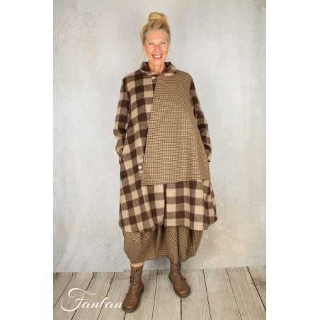 Les Ours Veste Lava en Laine Carlaine
