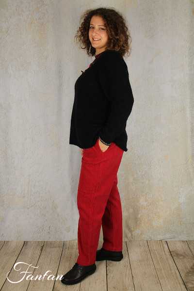 Mes Soeurs & Moi Pantalon Break Chili en Coton