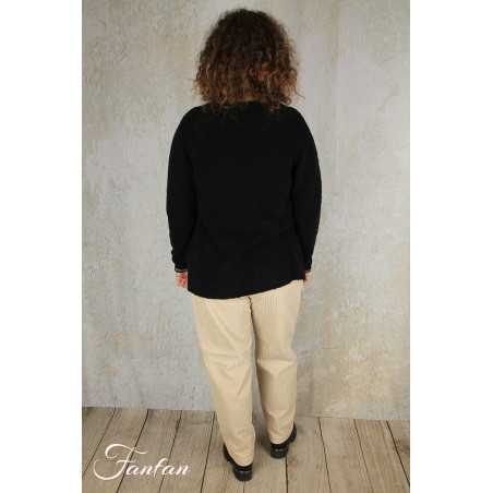 Mes Soeurs & Moi Pantalon Break Grege en coton