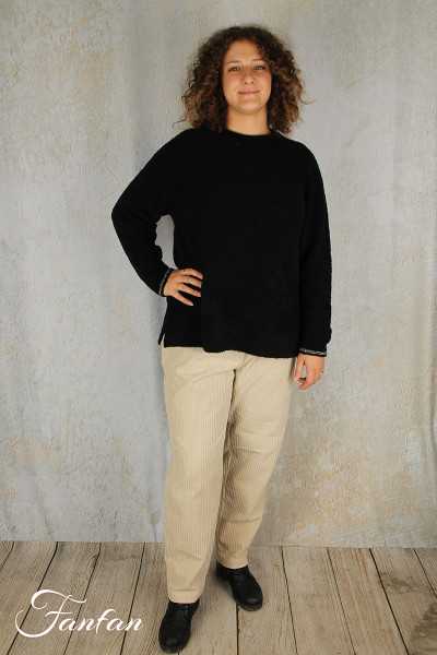 Mes Soeurs & Moi Pantalon Break Grege en coton