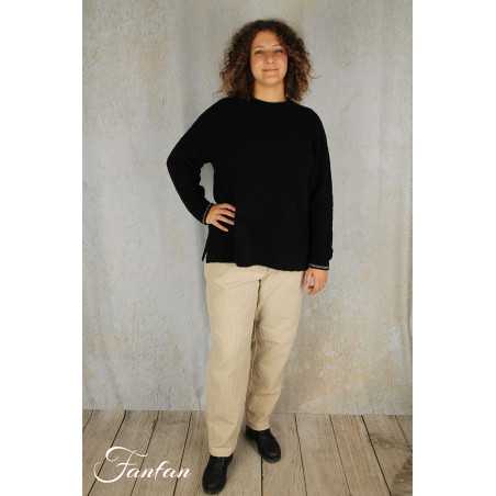 Mes Soeurs & Moi Pantalon Break Grege en coton