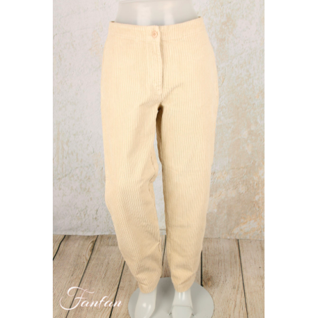 Mes Soeurs & Moi Pantalon Break Grege en coton