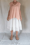 Les Ours Eliad Tank Top aus Mesh Rose