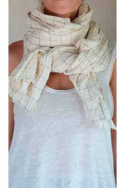 Les Ours Echarpe Pauline à carreaux