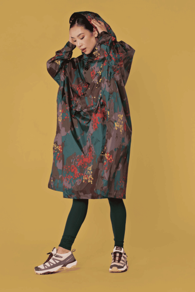 RainKiss Poncho Digi Forest Camo P07 Multicolor