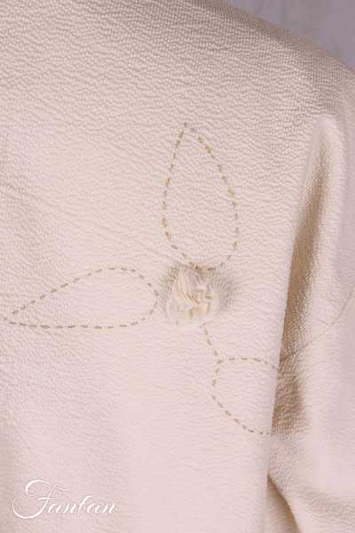 Ewa I Walla Veste Benita 66769 Crème coton gaufré