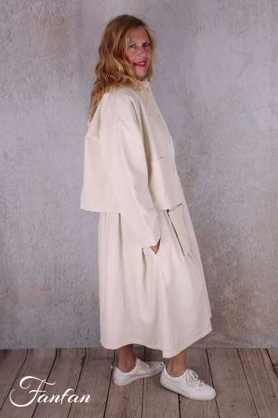 Ewa I Walla Veste Benita 66769 Crème coton gaufré