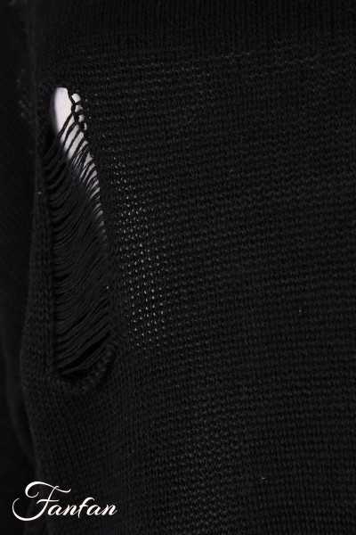 Grizas Linen sweater 62079 Black