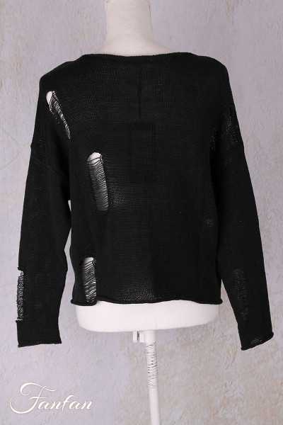 Grizas Linen sweater 62079 Black