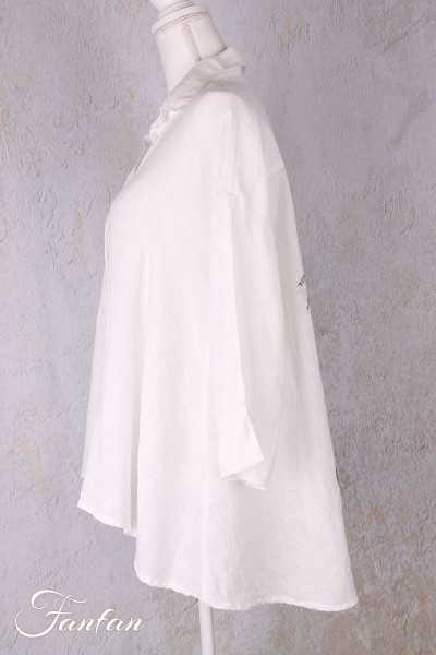 Grizas Linen blouse 51686 white