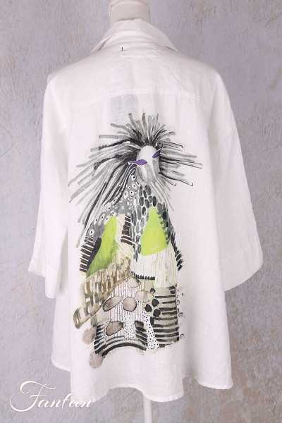 Grizas Linen blouse 51686 white