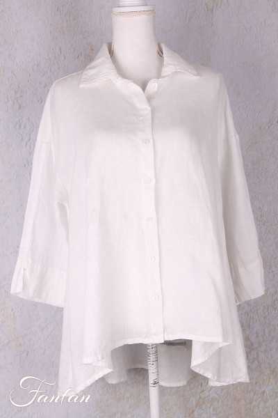 Grizas Linen blouse 51686 white