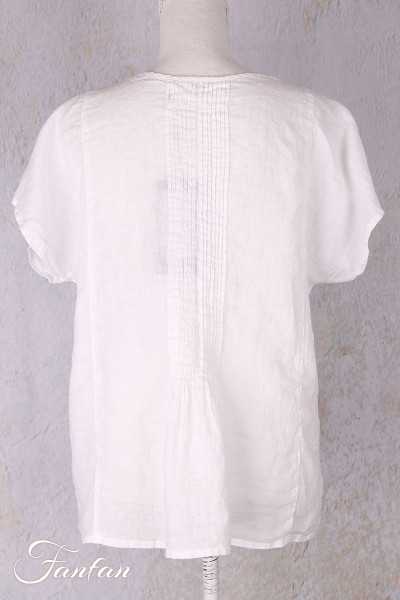 Grizas linen blouse 52613 white