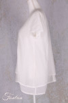 Grizas Blouse en Cotton/soie 5571-S302 Blanc