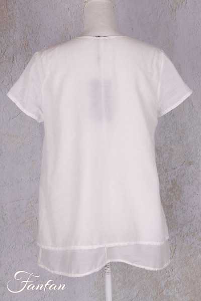 Grizas Cotton/silk blouse 5571 White