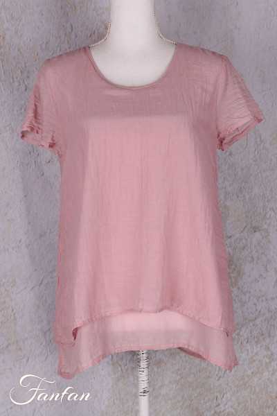 Grizas Cotton/silk blouse 5571 Mauve