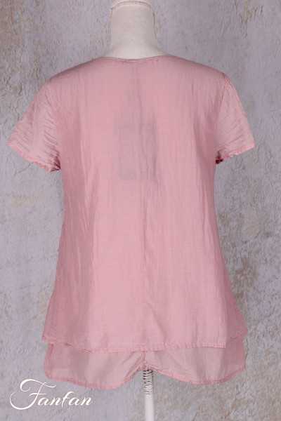 Grizas Cotton/silk blouse 5571 Mauve