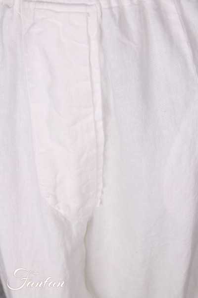 Grizas Pantalon en lin 3242-L257  blanc