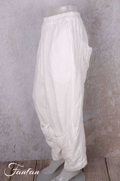 Grizas Pantalon en lin 3242-L257  blanc