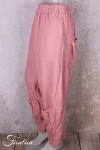 Grizas Pantalon en lin 3242-L257 Rose