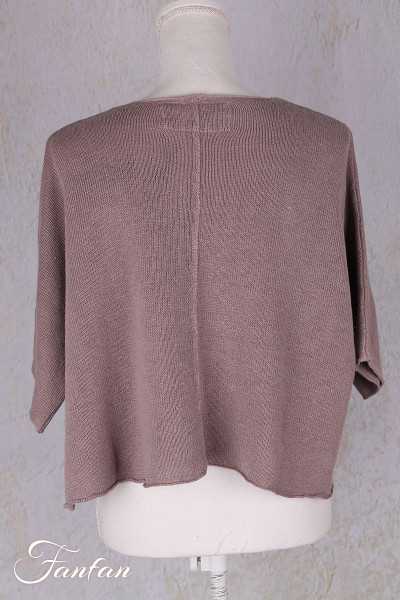 Grizas Veste courte et ample en lin 6826-BLA-L21 Parme