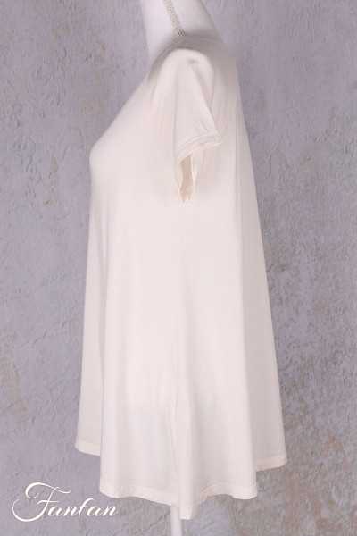 Privatsachen Blouse Kokondens en Tencel Schnee