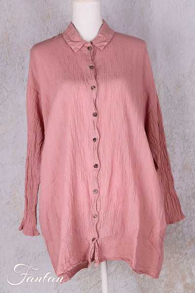 Privatsachen Blouse coton égyptien froissé Kampfaber Lotus
