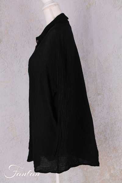 Privatsachen Blouse coton égyptien froissé Kampfaber Kaviar