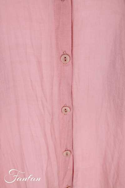 Privatsachen Manteau Punktür Lotus Ramie