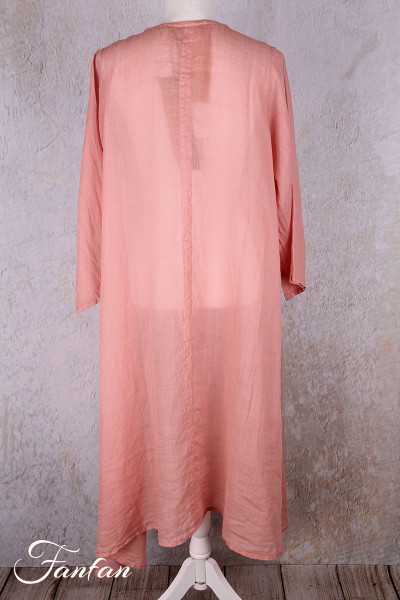 Privatsachen Manteau Punktür Lotus Ramie