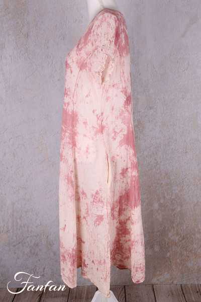 Privatsachen Robe coton Tie and die Jahrganz Lotus