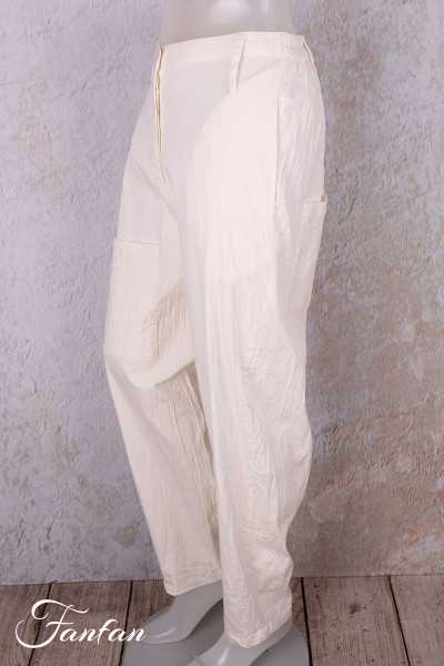 Les Ours Pantalon Gaston en Popeline de coton Ecru