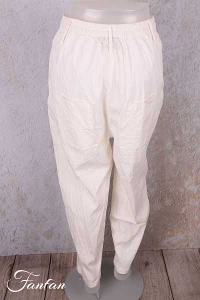 Les Ours Pantalon Gaston en Popeline de coton Ecru