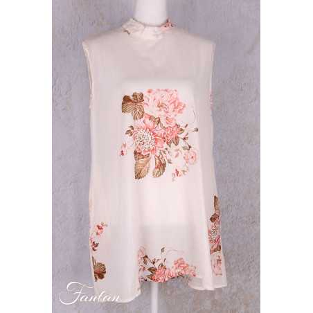 Les Ours Tunique Gabin en Coton Fleurs