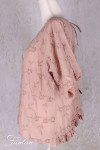 Les Ours Tunique Agatha en coton Broderie Rose