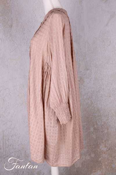 Les Ours Chemise Carola en Etamine Rose