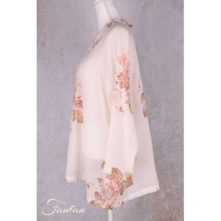 Les Ours Chemise Camila en Coton Fleurs