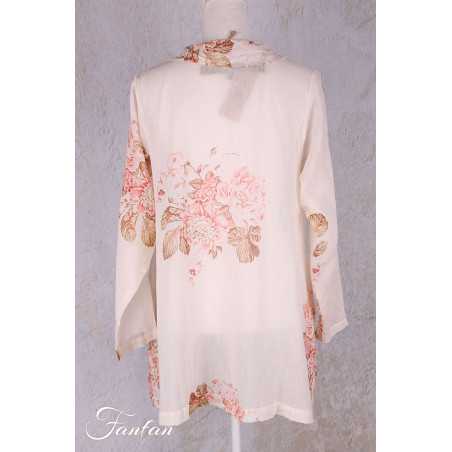 Les Ours Chemise Camila en Coton Fleurs