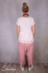 Grizas Pantalon en lin 3242-L257 Rose
