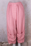 Grizas Pantalon en lin 3242-L257 Rose