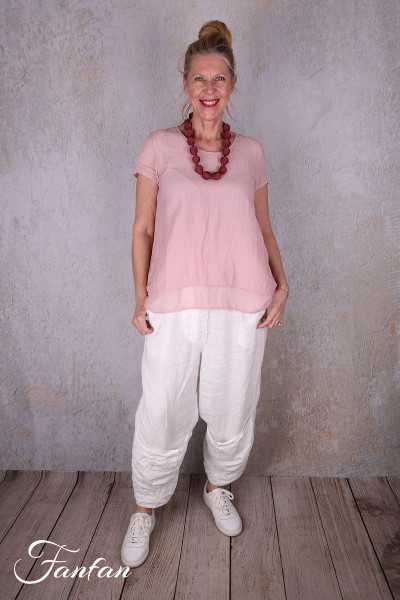 Grizas Pantalon en lin 3242-L257  blanc