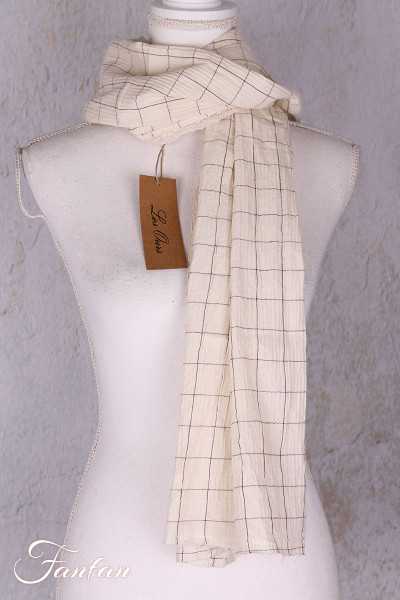 Les Ours Echarpe Pauline à carreaux