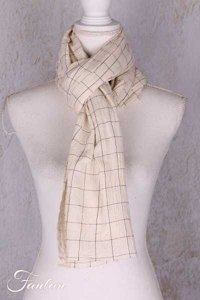 Les Ours Echarpe Pauline à carreaux