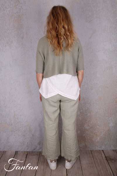 Grizas Pull lin 66171-BLA vert eau
