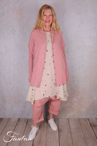 Privatsachen Blouse coton égyptien froissé Kampfaber Lotus