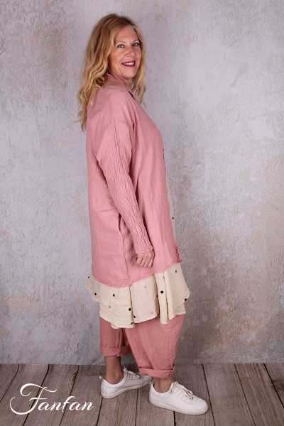 Privatsachen Blouse coton égyptien froissé Kampfaber Lotus
