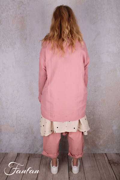 Privatsachen Blouse coton égyptien froissé Kampfaber Lotus