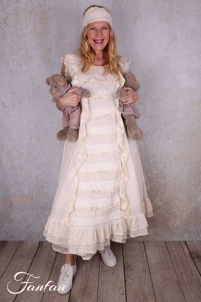 Les Ours Robe Ancolie en Coton Ecru